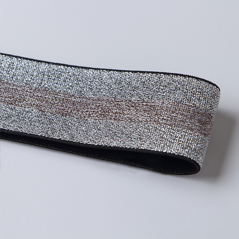 3cm 4cm wide gold and silver elastic band colorful elastic band - Image 4