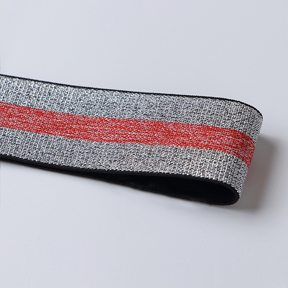 3cm 4cm wide gold and silver elastic band colorful elastic band - Image 5