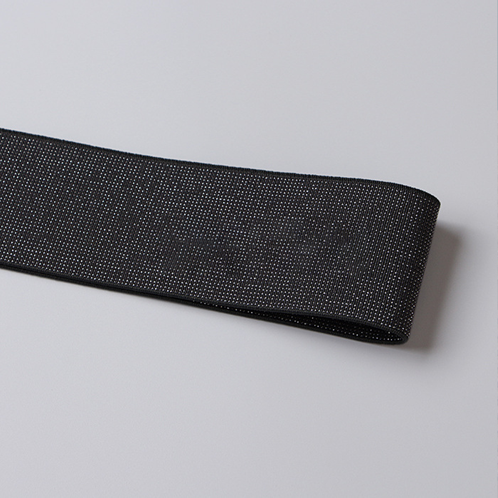 4cm colorful high elastic dark silver elastic band - Image 3