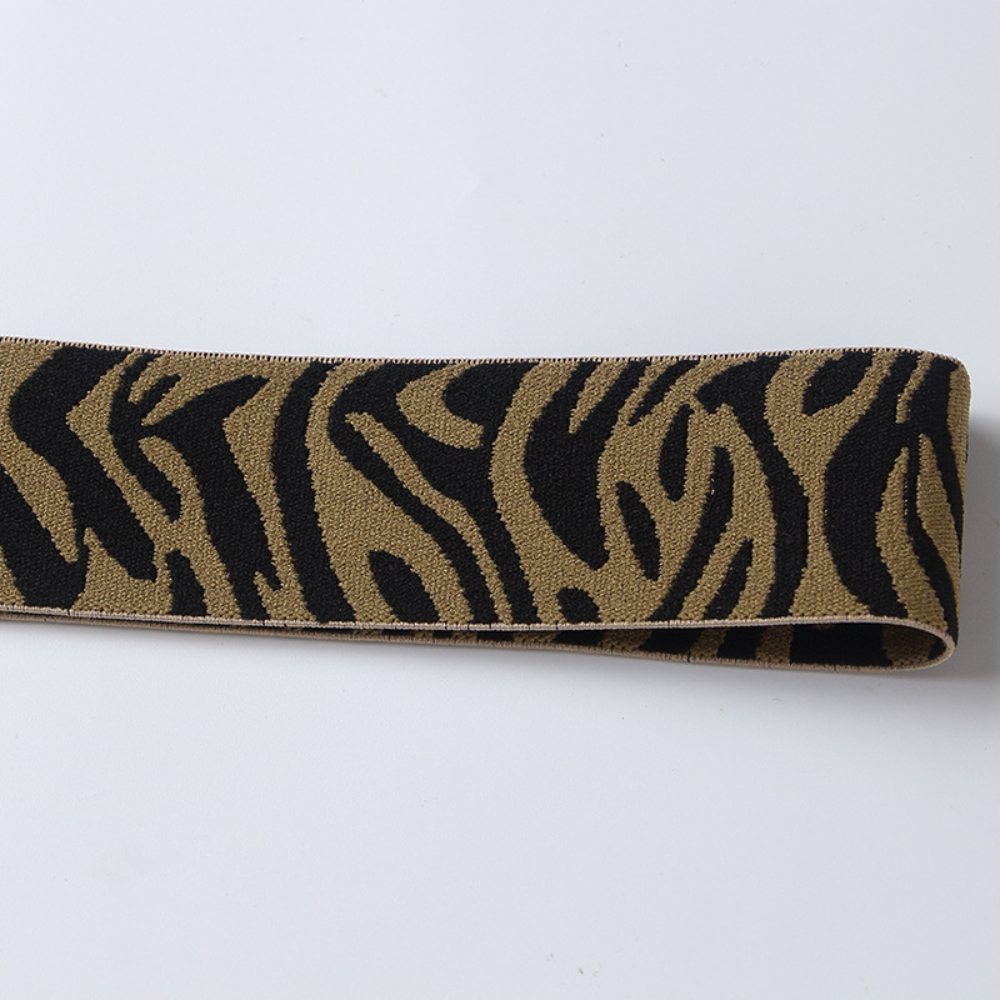 4cm wide zebra elastic band colorful elastic webbing thickened elastic band - Image 2